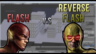 3D Animation of The Flash and Reverse Flash Chase.