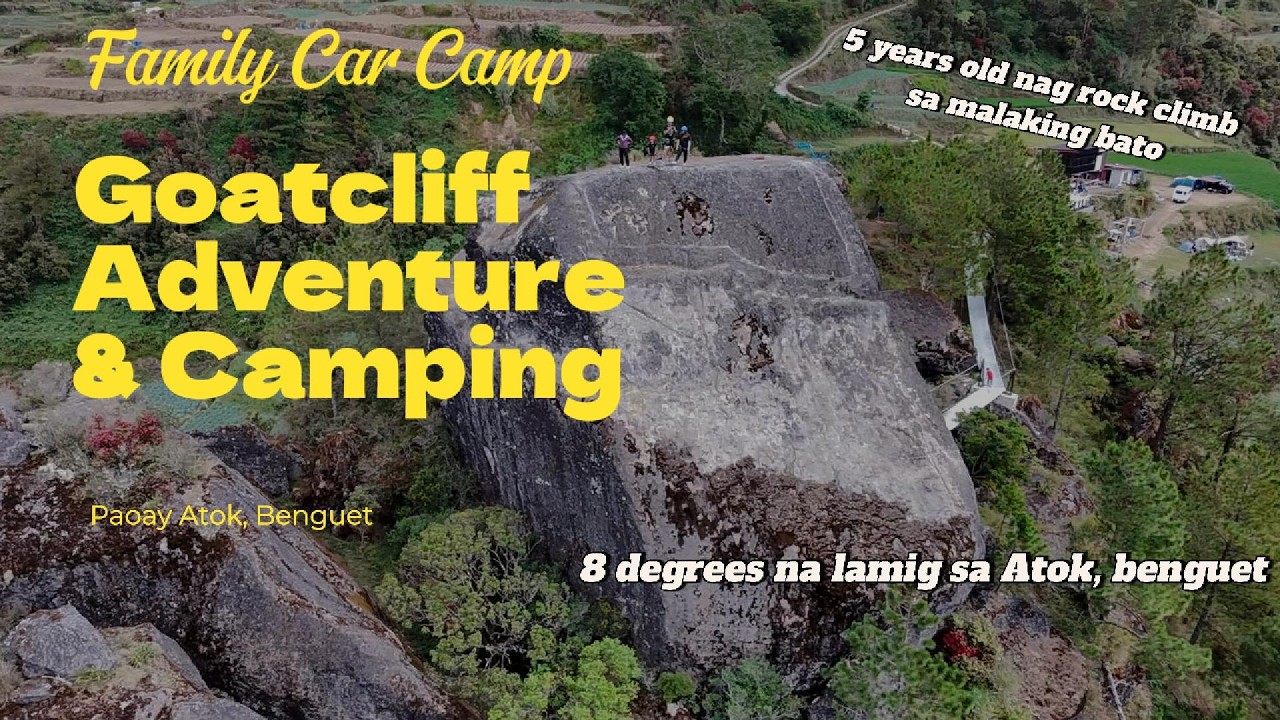 8°C Family Car Camping in Atok, Benguet, PH | Goatcliff Adventure and Camping + Nissan Navara Setup