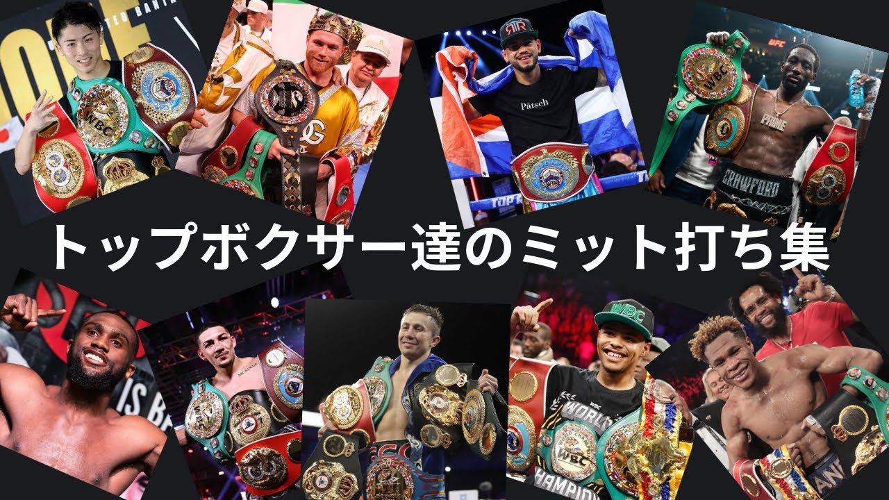 【ENG SUB/日本語字幕】 High-level boxers mitt work -トップボクサー達のミット打ち集です-