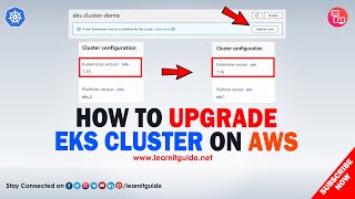 How to Upgrade Kubernetes Cluster 🔥 Upgrade EKS Cluster on AWS 😎 AWS EKS