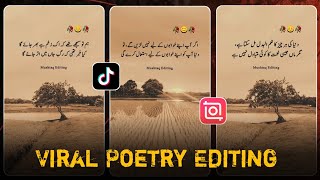 How to Make Viral Aesthetic Poetry Video for Tiktok | Urdu Shayari Editing Tutorial screenshot 5