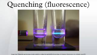 Quenching (fluorescence)