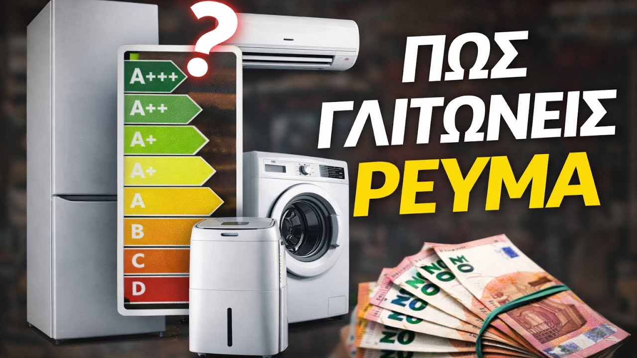 Πεταμένα λεφτά! Μην αγοράζεις συσκευή μόνο βάσει ενεργειακής κλάσης!