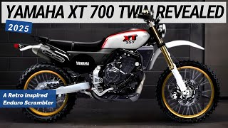 REVIVING ADVENTURE ! 2025 Yamaha XT 700 Twin Revealed : A Retro Inspired Enduro Scrambler