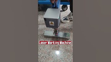 Data matrix and QR codes Marking#nameplate marking#laser marking machine