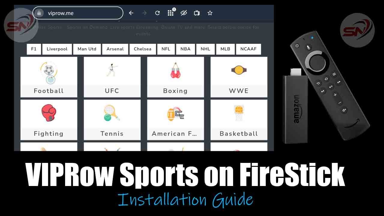 How to watch VIPRow Sports on Firestick