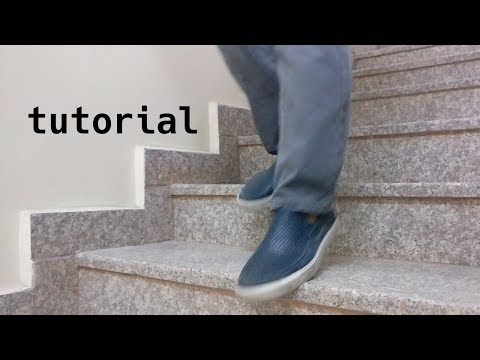 sliding downstairs on your feet | tutorial
