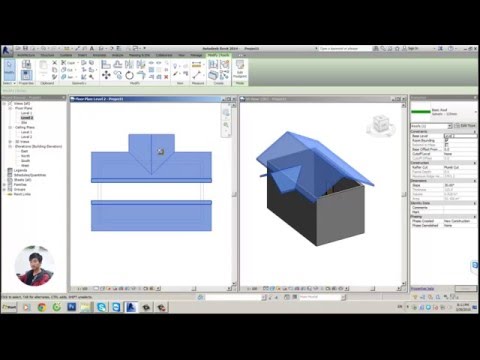 REVIT4U-Bài 6: Các dạng mái.