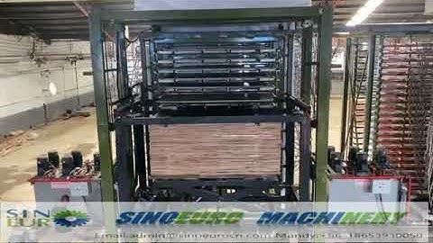 Plywood hydraulic hot press machine auto loading system loading and unloading for hot press machine