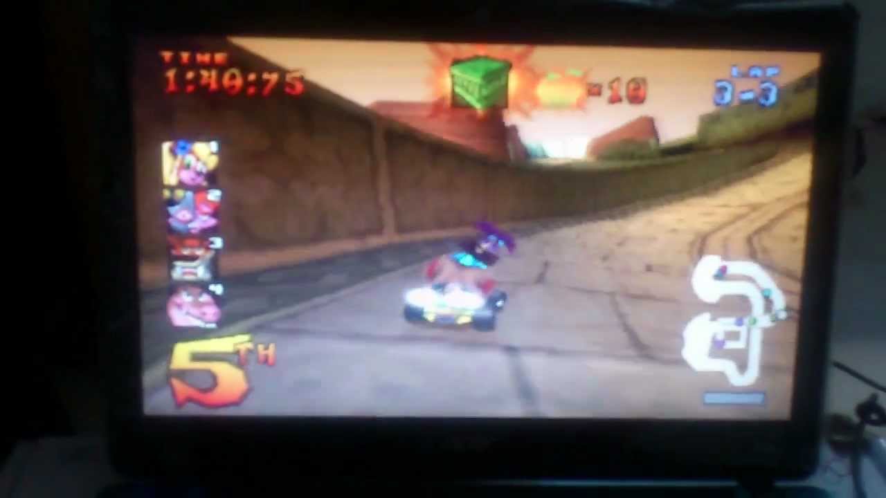 CTR crash team racing papu cheating