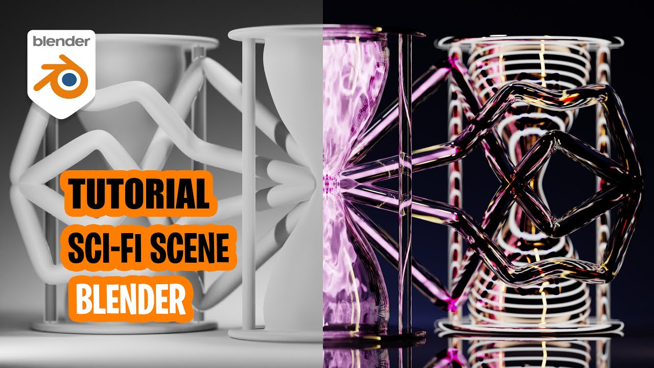 How to Make a Sci-Fi Scene in Blender For Beginners (Blender Tutorial ...