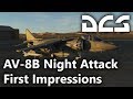 DCS World - AV-8B N/A Harrier II - First Impressions