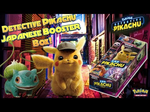 pokemon detective pikachu japanese booster box Pokmon Trading Card Game - Detective Pikachu - Booster Box
