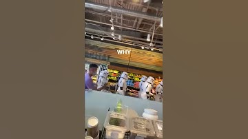 Darth Vader Shopping At Grocery Store