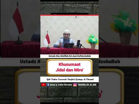 Mengenal Khusumaat, Jidal