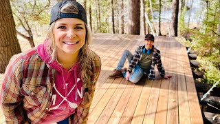 Installing Decking on our Off Grid Treehouse Platform | Ep. 9