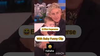 Ellen Degenerse With baby viralclips show shorts funny fy