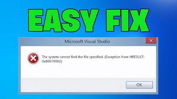 How To Fix The System Cannot find the File Specified Error - NEW 2026✅