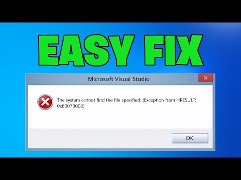How To Fix The System Cannot find the File Specified Error - NEW 2026✅