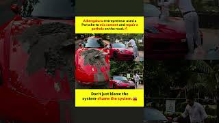 In a viral masterclass of shaming the system Bengaluru entrepreneur Akhil Hemadri took a red🚘🛠️