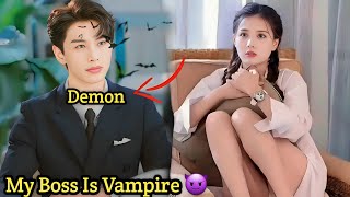 🔥She is pregnant with vampires baby.The vampire love Story.chinese drama in hindi. Asian Drama Zone