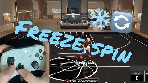 How to do the freeze spin (steezo new dribble move) with handcam in nba 2k23!!! ❄️🔄