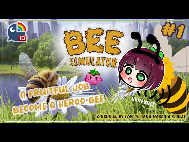 〔BEE SIMULATOR〕A Fruitful Job to be a BEE♡ bzz【NIJISANJI ID | NAGISA ARCINIA】のサムネイル