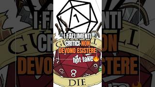 I Crit Fumbles NON HANNO SENSO #dndita #dnd #gdr #dnd5e