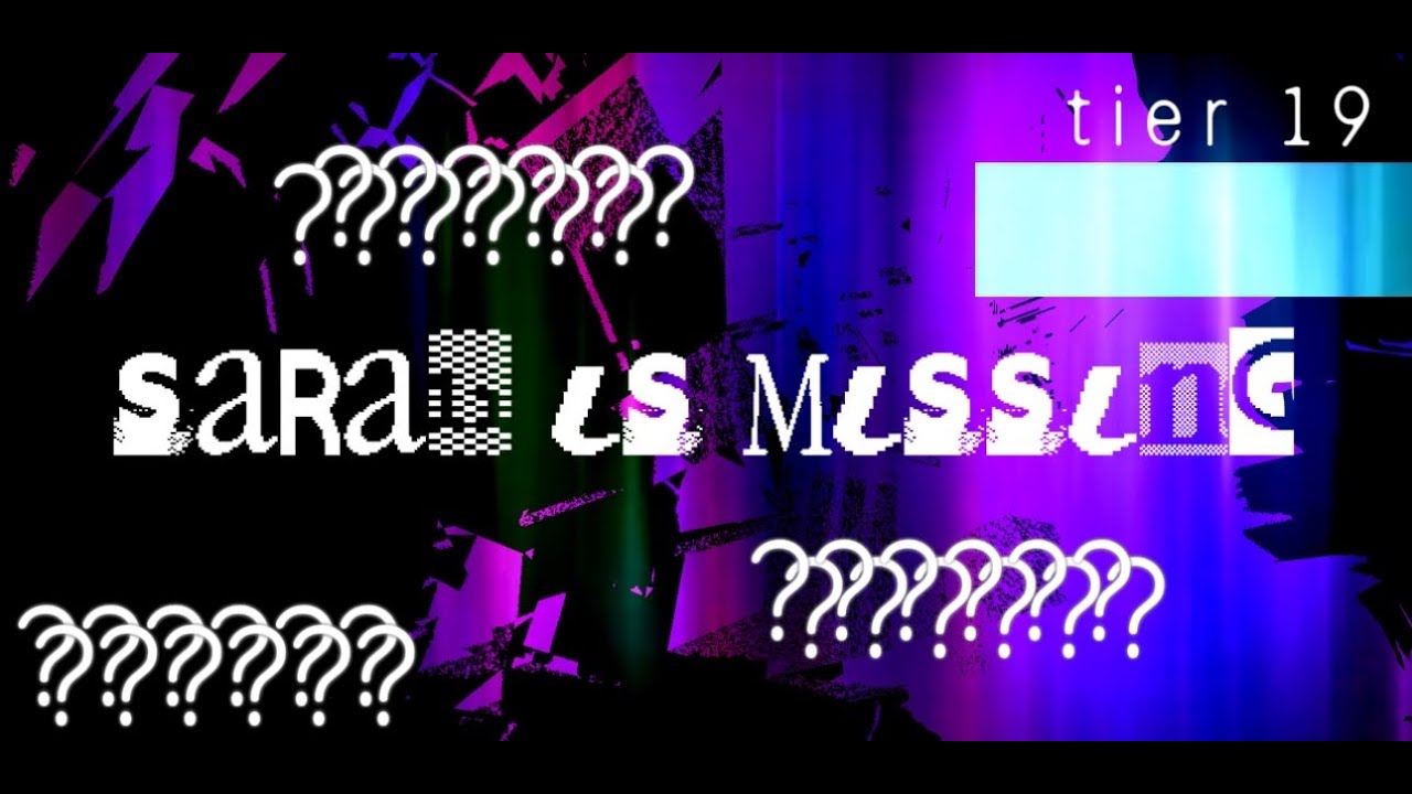 sarah is missing // TIER 19 [ALL JUMP] YouTube