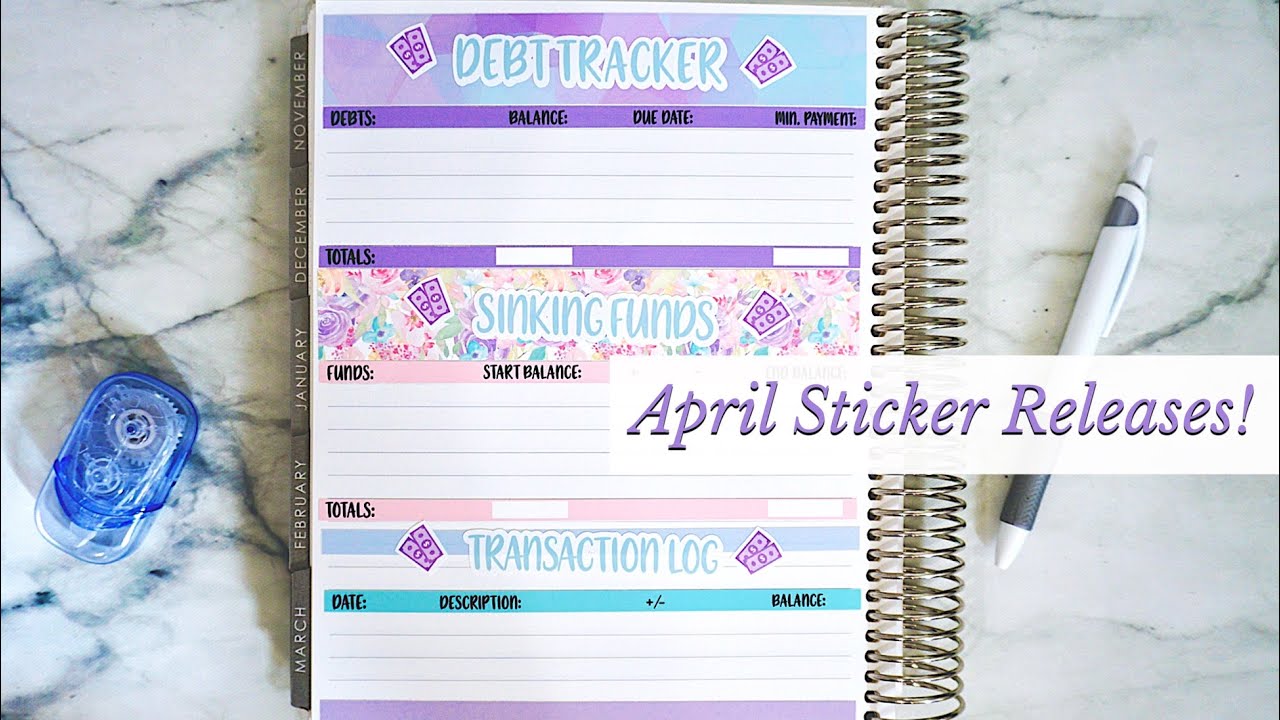 ~New Sticker Releases! | April Budget Kit