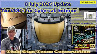 New Megachargers, Adv Tech Foundation, Factory Wall Removal. 8 July 2026 Giga Texas Update (7:25 AM)