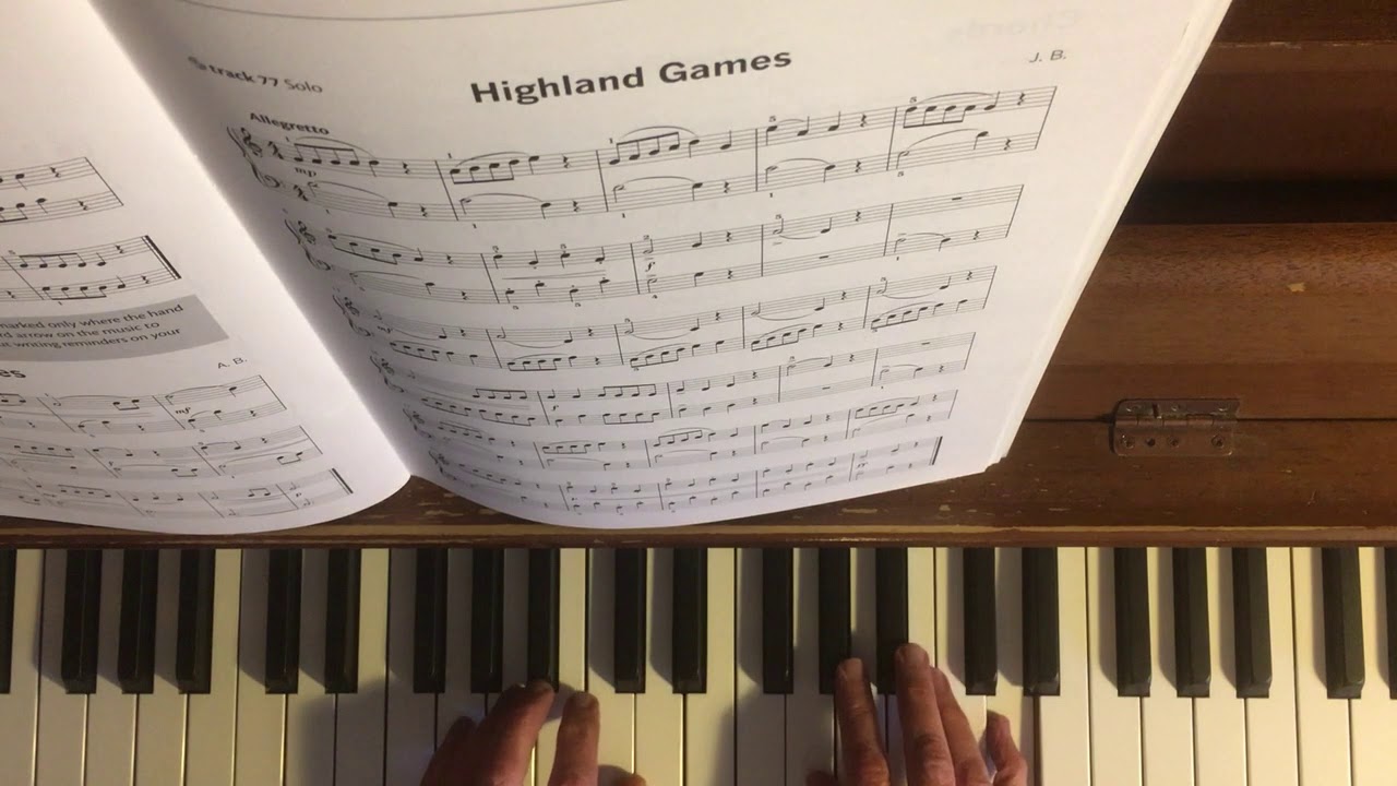 Janet Bullard: Highland Games (Pianoworks Book 1) - YouTube
