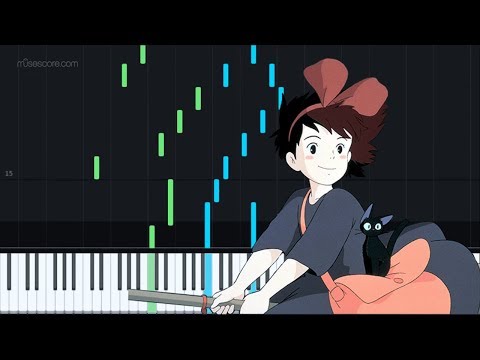 Joe Hisaishi Meguru Kisetsu From Kiki S Delivery Service Piano Tutorial