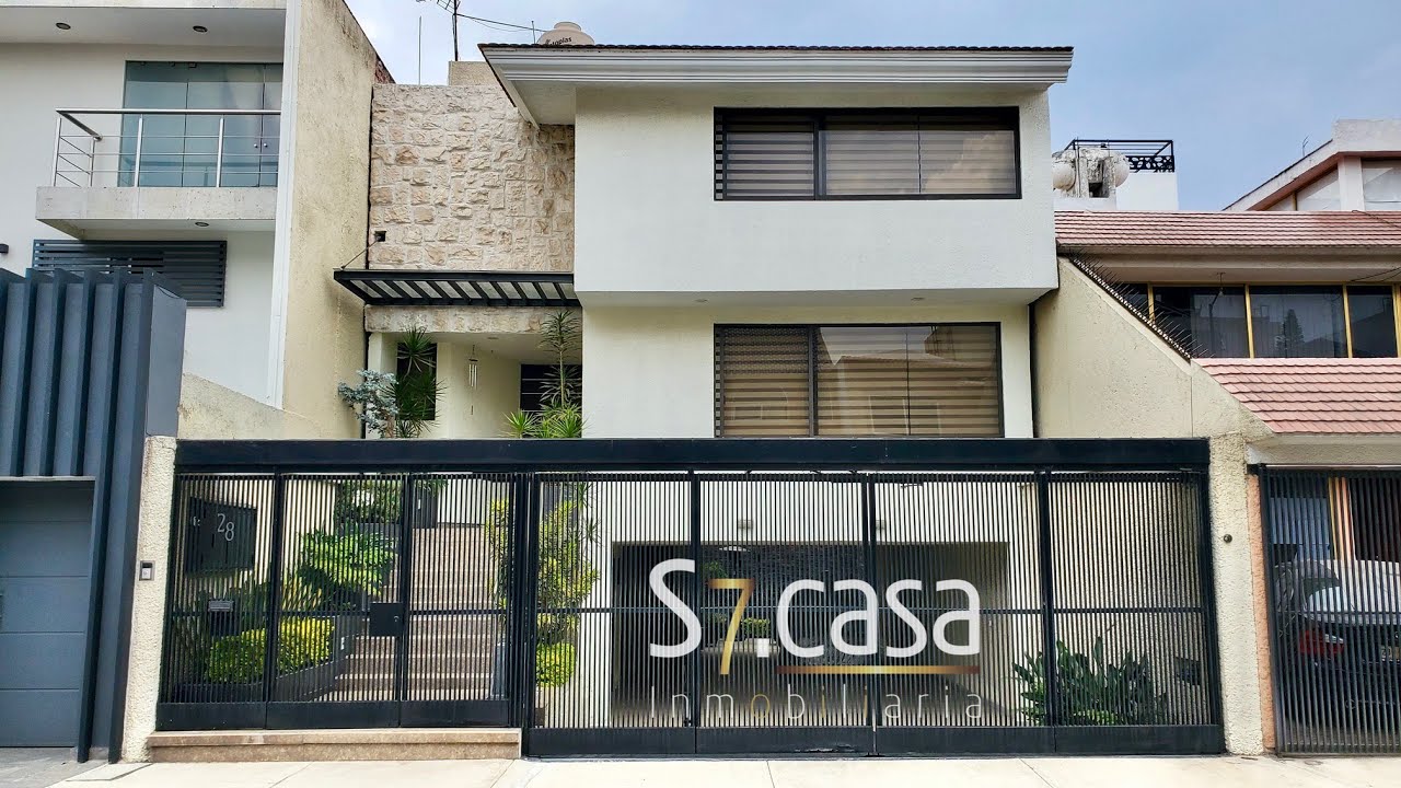Casa en venta, Fraccionamiento Col El Parque Coyoacan CDMX, seguridad 24hrs $12,500,000