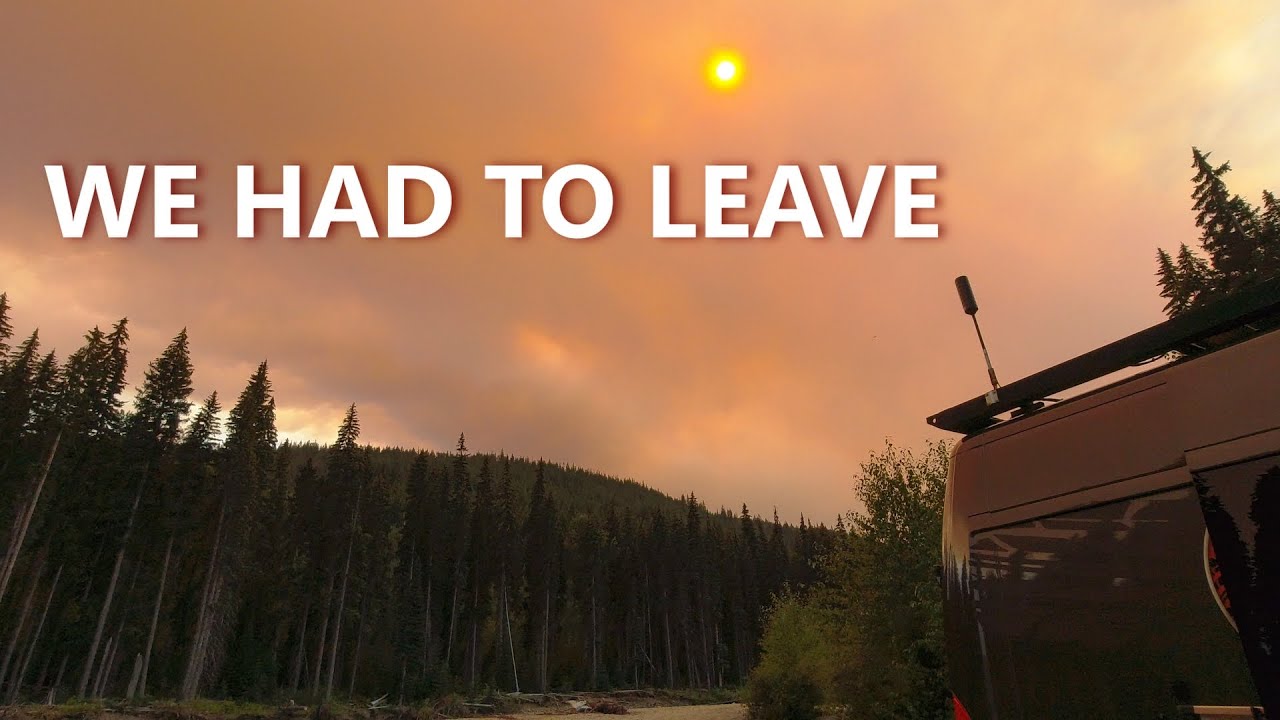 FROM WASHINGTON TO WILDFIRES//WE HAD TO LEAVE OUR BOONDOCKING SPOT!