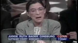 Ruth Bader Ginsburg on Cameras in the Court