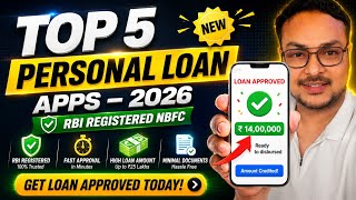 Top 5 Loan Apps in INDIA 2026 - सिर्फ 5 मिनट मे | Top 5 NBFC Loan Apps in India 2026 | EMI Loan Apps