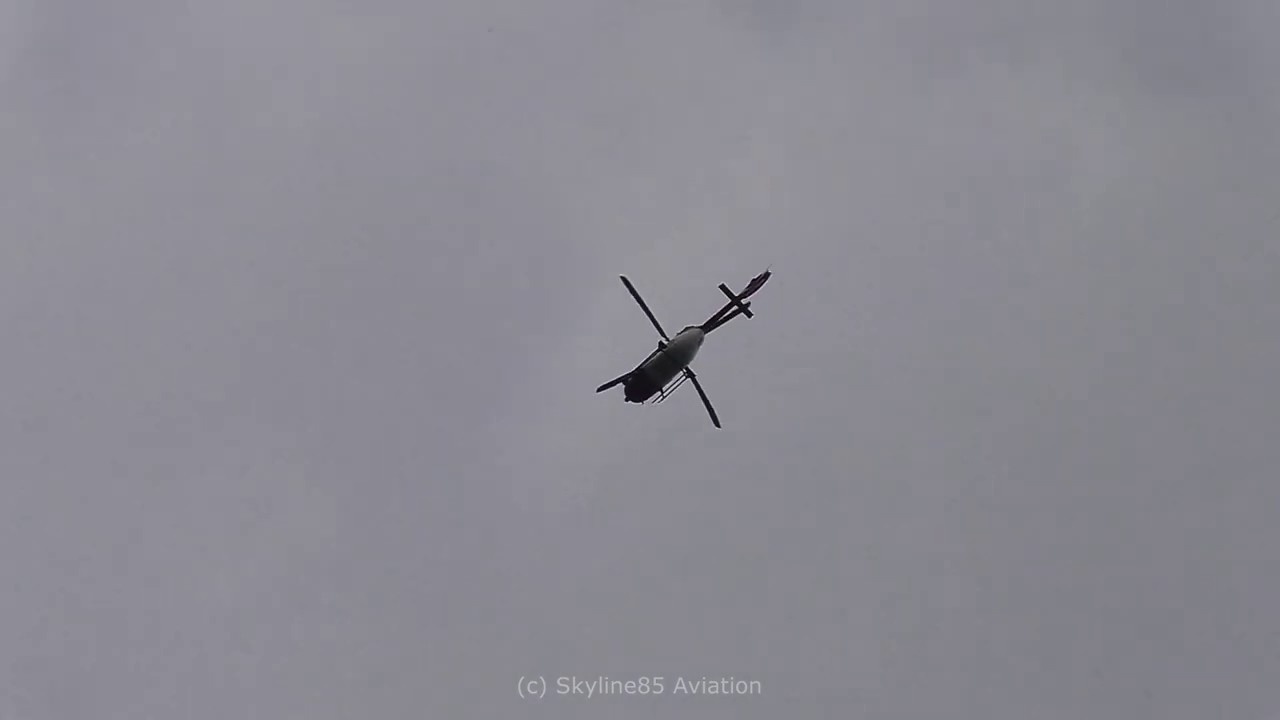 Airbus H145 Christoph Niedersachsen overhead flyby HD-Sound 10.05.2020