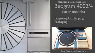 Beogram 4002/4004: Preparing for Shipping and Double Boxing
