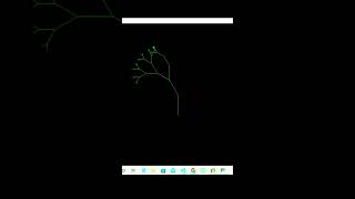 Draw tree using turtle in python | @X-coderAnsh | #shorts
