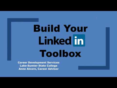 Build Your LinkedIn Toolbox - YouTube