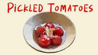 Pickled Tomatoes - a refreshing burst of flavor