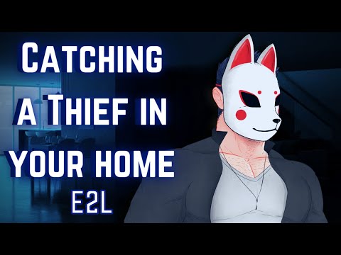 [M4A] Catching a Thief in your home - Thief x listener - ASMR roleplay (Enemies to Lovers) (Kit)