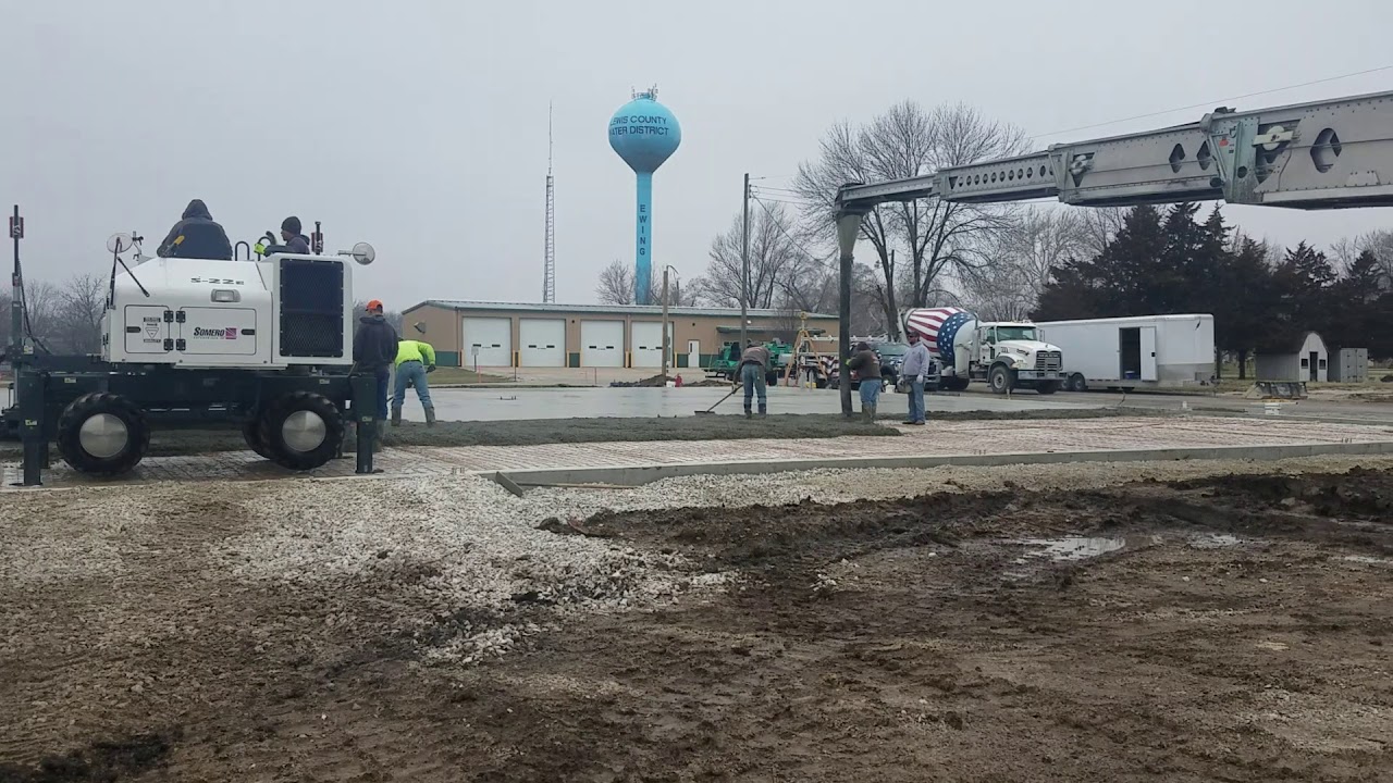 Ewing Missouri Dollar General Concrete Floor Pour YouTube
