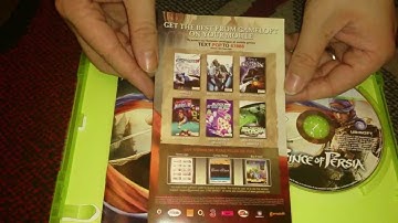 Nostalgamer Unboxes Prince Of Persia Remake On Microsoft Xbox 360 UK PAL System Version