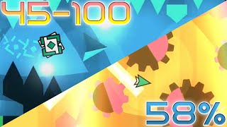 Acu 45-100%, 58% (Extreme Demon Progress #1) | Geometry Dash 2.11