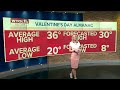 Valentines day weather fun facts  wtol 11 weather