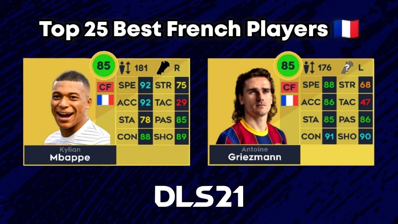 Top 25 Best French Players In DLS 21 🇫🇷