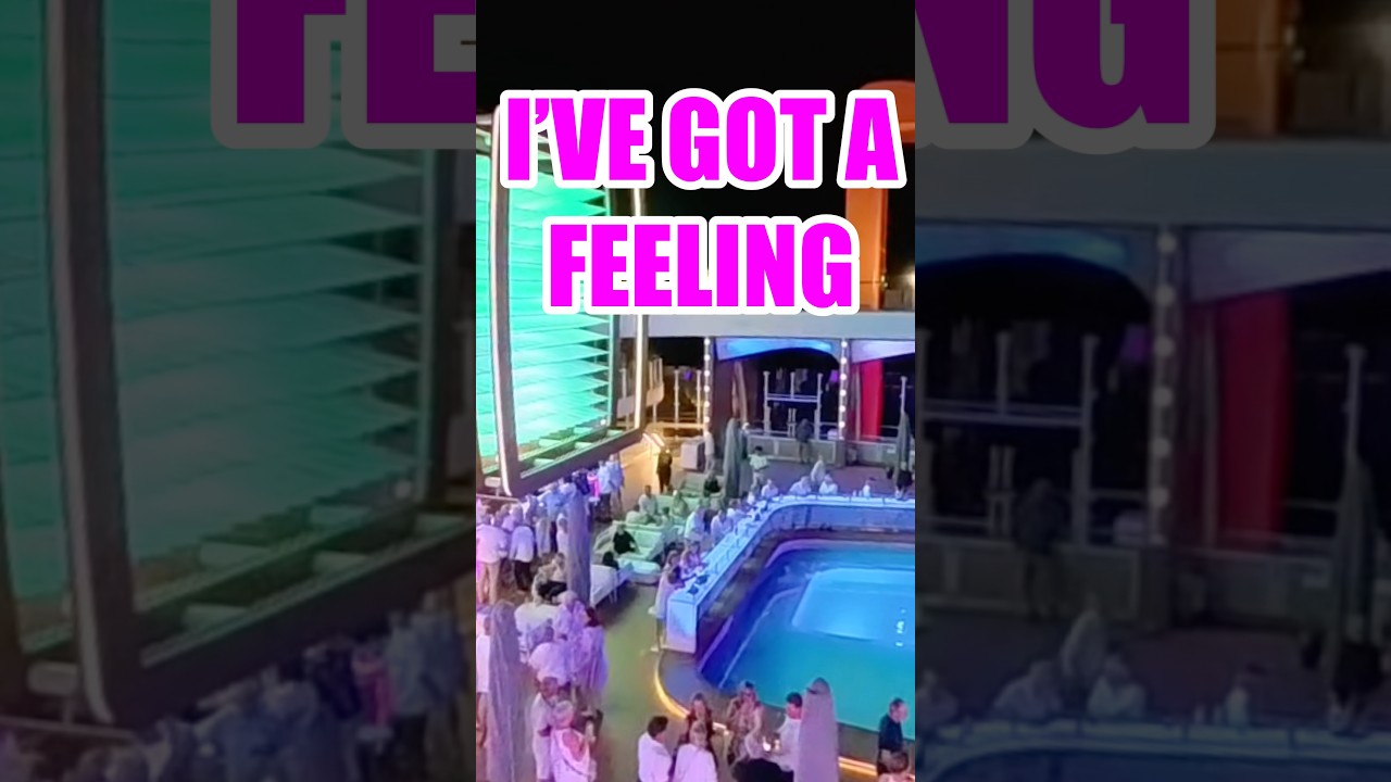 Nobody told us Celebrity Edge did THIS at night🥳 #celebrityedge