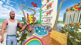 🎢 Frankline Create A Water Park For Shinchan In Indian Bike Driving 3D! screenshot 3